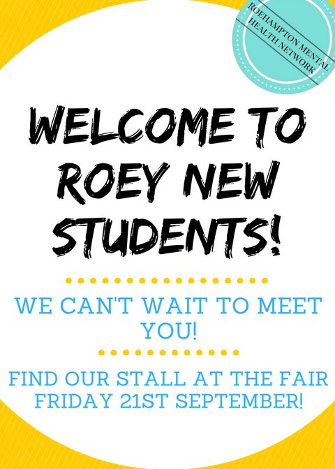 Just wanted to say congratulations and welcome to new students starting at Roey in September! Can’t wait to meet you all! #RoehamptonUniversity #ResultsDay #FreshersWeek
