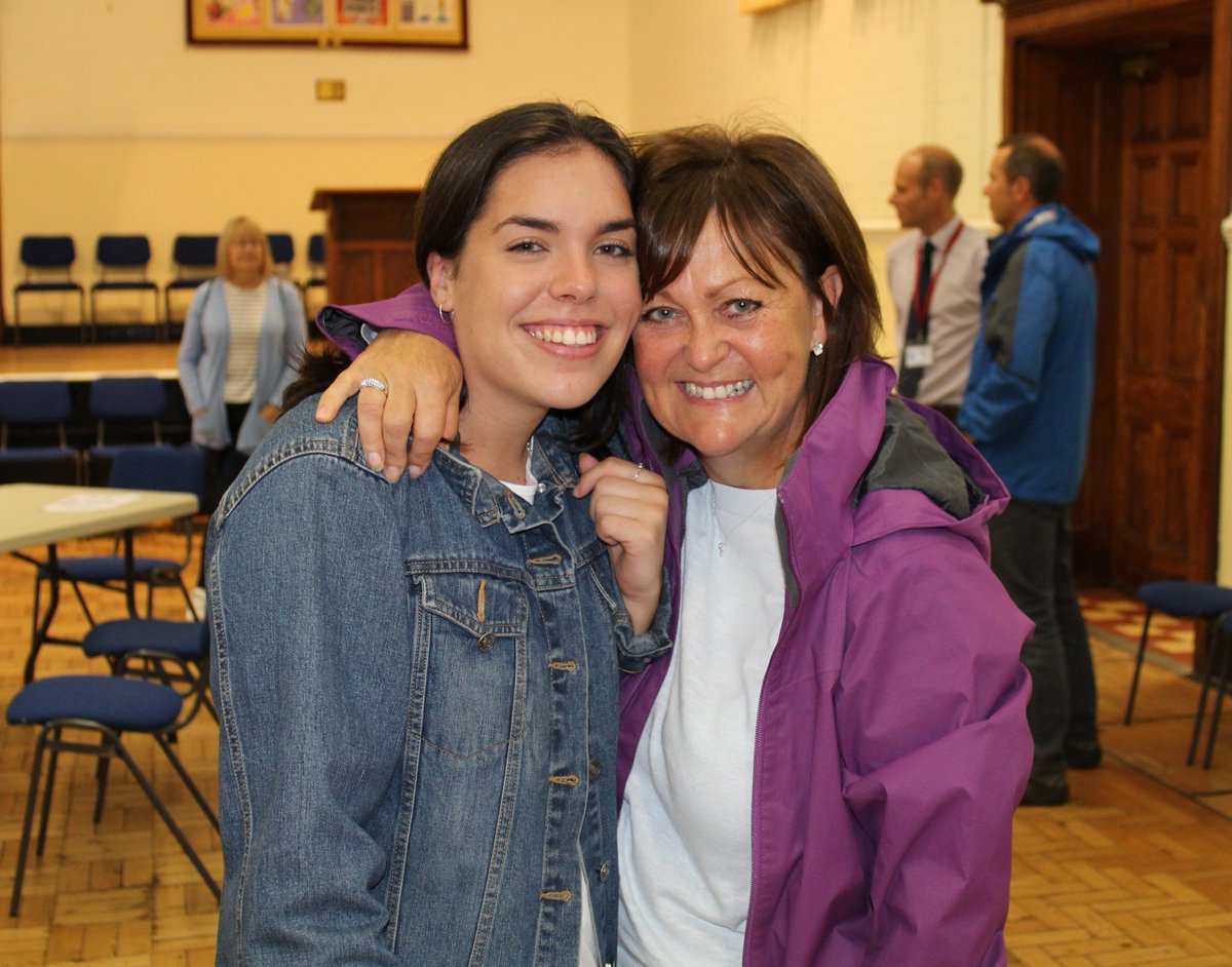BablakeSchool's tweet photo. It's been a wonderful morning at Bablake as students celebrate 48% A*/A grades across the board - a fantastic achievement! #alevelresultsday2018 #proud #futureprepared https://t.co/4bqx0afdoX