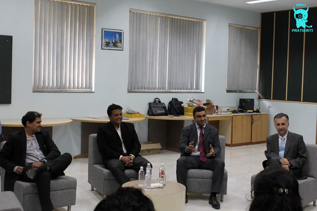 TheMoneyRoller's tweet photo. Mr. Ritesh Chavan- our co-founder at UTKRISHTA'18- The Management Conclave of IMNU. It is always amazing to connect with bright young minds!
#TMR #TMRtalks #managmentconclave #utkrishta18 https://t.co/xJx3Mzz8bS