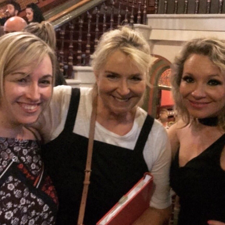 NewTheatreOx's tweet photo. Comms Officer Steph and @KirstyLeahy from @banburysound had a fantastic time at @thegirlsmusical dress rehearsal last night. Audiences in #Oxford are in for a treat from April 16-20 https://t.co/CbGPrjHhyY https://t.co/AskQItf5fc