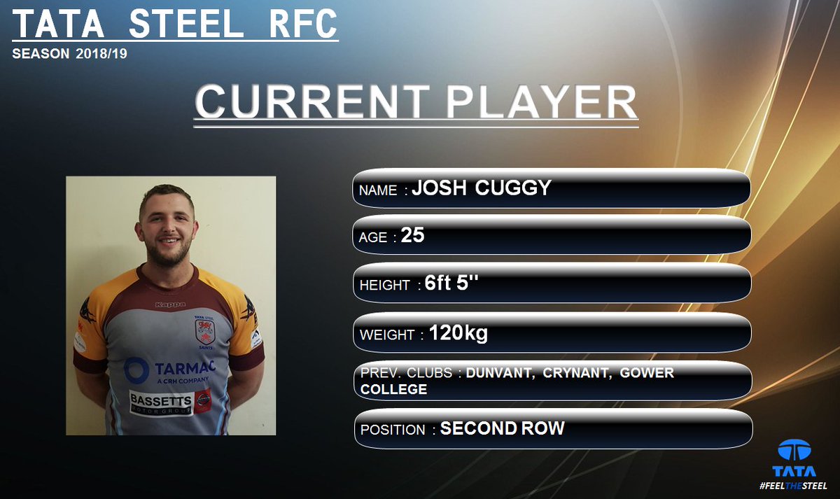 tatarugby's tweet image. Here is another current player, @JoshCuggy93 #Secondrow #FeelTheSteel #Boilerhouse #WRUChampionship