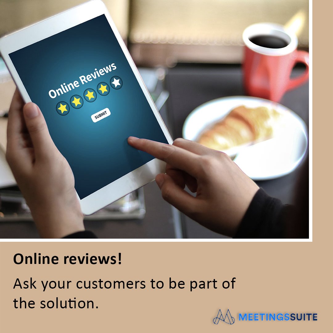 Ask your customers to refer you to their contacts. They will!
#CustomerReviews #MeetingRooms #MeetingSpaces #hotels #HospitalityIndustry #HotelIndustry #OnlineBooking #OnlineReviews #Conferenceroom