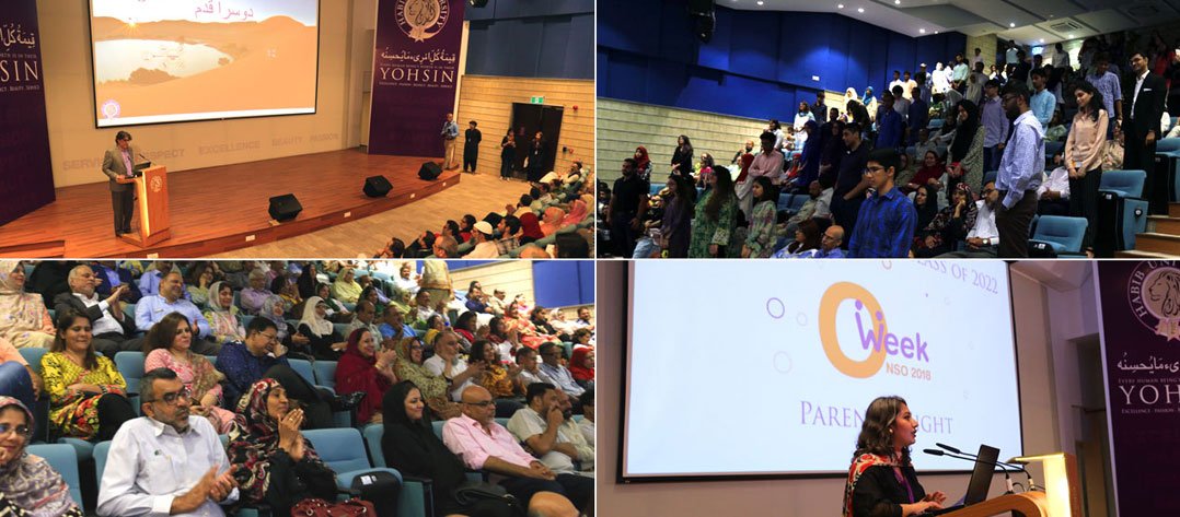 HabibUniversity's tweet photo. Habib University welcomes the #ClassOf2022 with an inspiring community evening | Read more here: https://t.co/CjiqKyGpa1 | #NSO2018 https://t.co/YHmUB2cr57