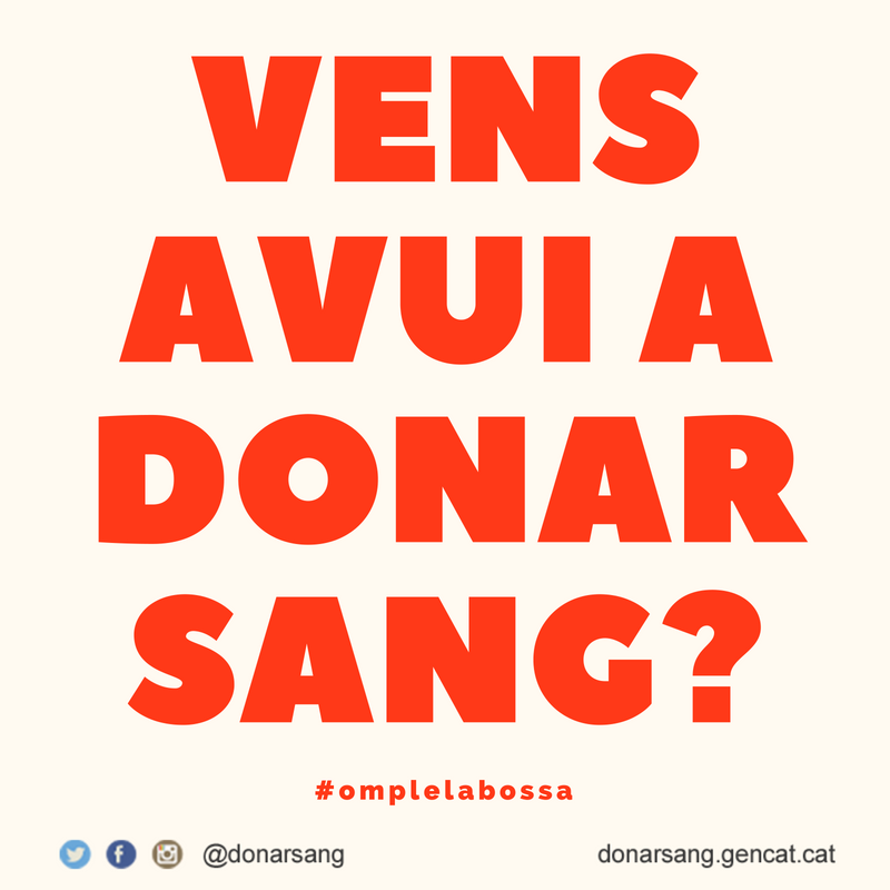 icscat's tweet photo. Calen donacions de #sang aquest #estiu per garantir les reserves necessàries per als hospitals. La teva visita i compartir el missatge amb tothom és clau. Tots els punts de donació avui i els propers dies aquí: https://t.co/rD1wky7nK6  #omplelabossa amb #elmillordetu @donarsang https://t.co/Tn9QBmAT5p