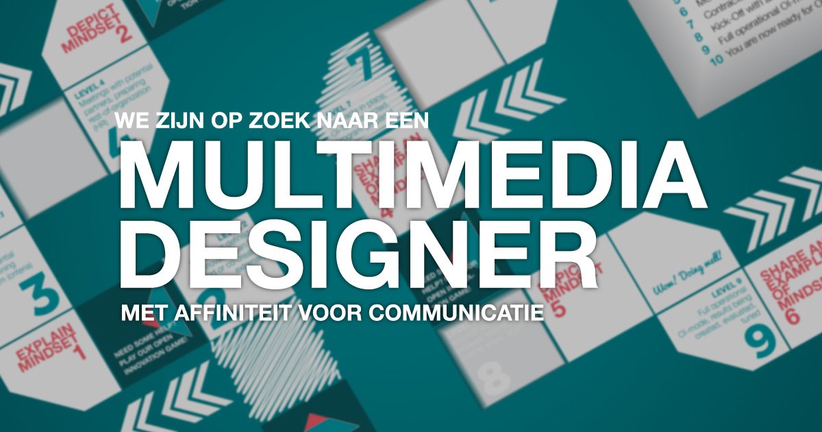 Ben jij of ken jij onze nieuwe collega? Een Multimedia Designer talent met affiniteit voor communicatie gezocht!
openinnovationacademy.com/nl/vacature-mu…

#design #eindhoven #multimedia #ontwerp #vormgever #communicatie #vacature #innovatie