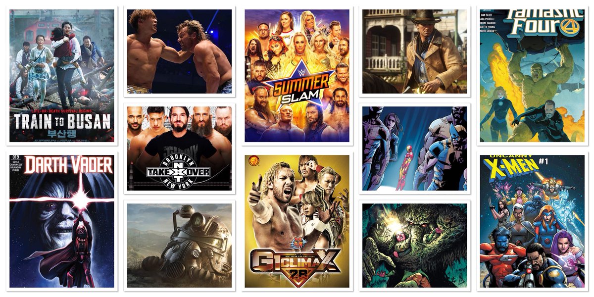 AmazingNerdShow's tweet photo. New! Ep 33 &amp; we’re previewing #WWE #SummerSlam! Hear our predictions! We recap #njpw #g1climax28 &amp; also talk #NXT! The #FantasticFour return &amp; #Fallout76/#RedDeadRedemption news! Plus #TrainToBusan 2? #PodernFamily 
ITunes:https://t.co/0GYVItBWKl
Podbean: https://t.co/VI7wDlJOdu https://t.co/95YHYKWP93
