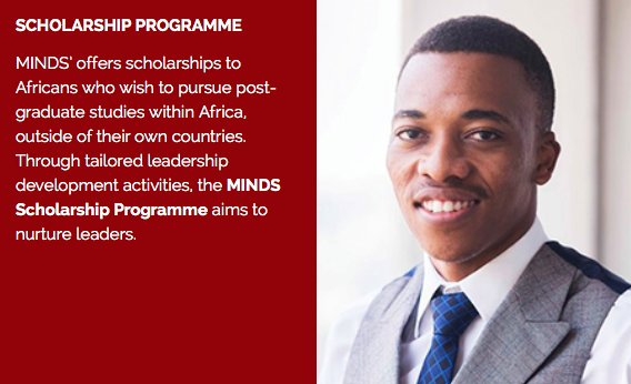 MINDSAfrica's tweet photo. The Scholarship Programme has an attention grabbing deep red colour. We believe it represents the passion, confidence, courage and strength of our post-graduate scholars, who have stepped out of their comfort zones to embark upon a Pan-African education journey. https://t.co/FGORLEkRwO