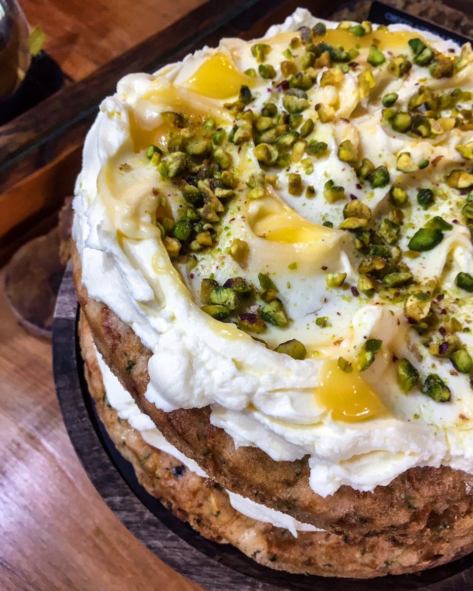 Tomorrow @basilwholefoods will be closing earlier at 13:30pm @kingdom_pen due to an event.
But you can still come and grab a delicious breakfast or a yummy dessert like this courgette cake. 😋 
The rest of the weekend we will be open as usual. 
Thank you for your understanding!