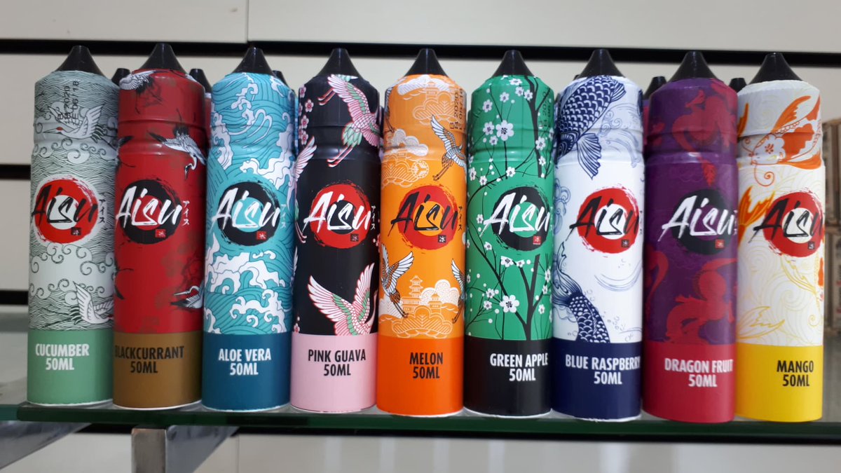 Cucumber? Aloe Vera? These flavours are great, and we have testers set up!