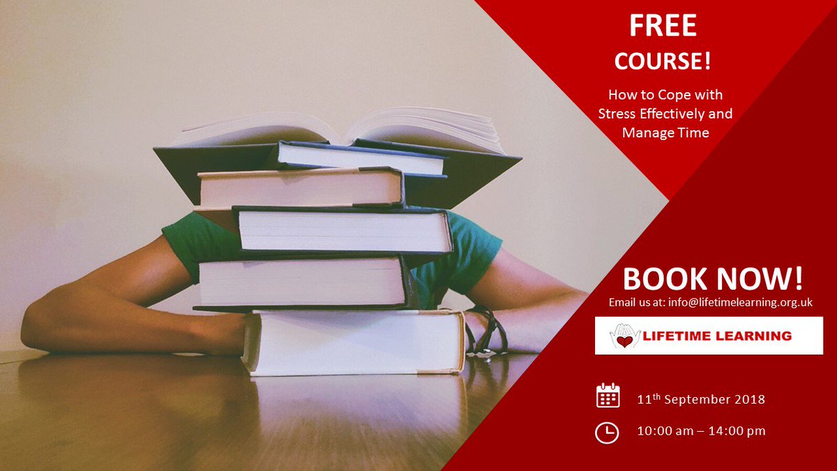 We live in times of high stress. That's why NOW is very important to know how to avoid stressful situations. 
Our FREE "How to cope with stress effectively and manage time" workshop is the solutution for you👉bit.ly/2nHOZWl
#stress #workshop #ThursdayThought #networking