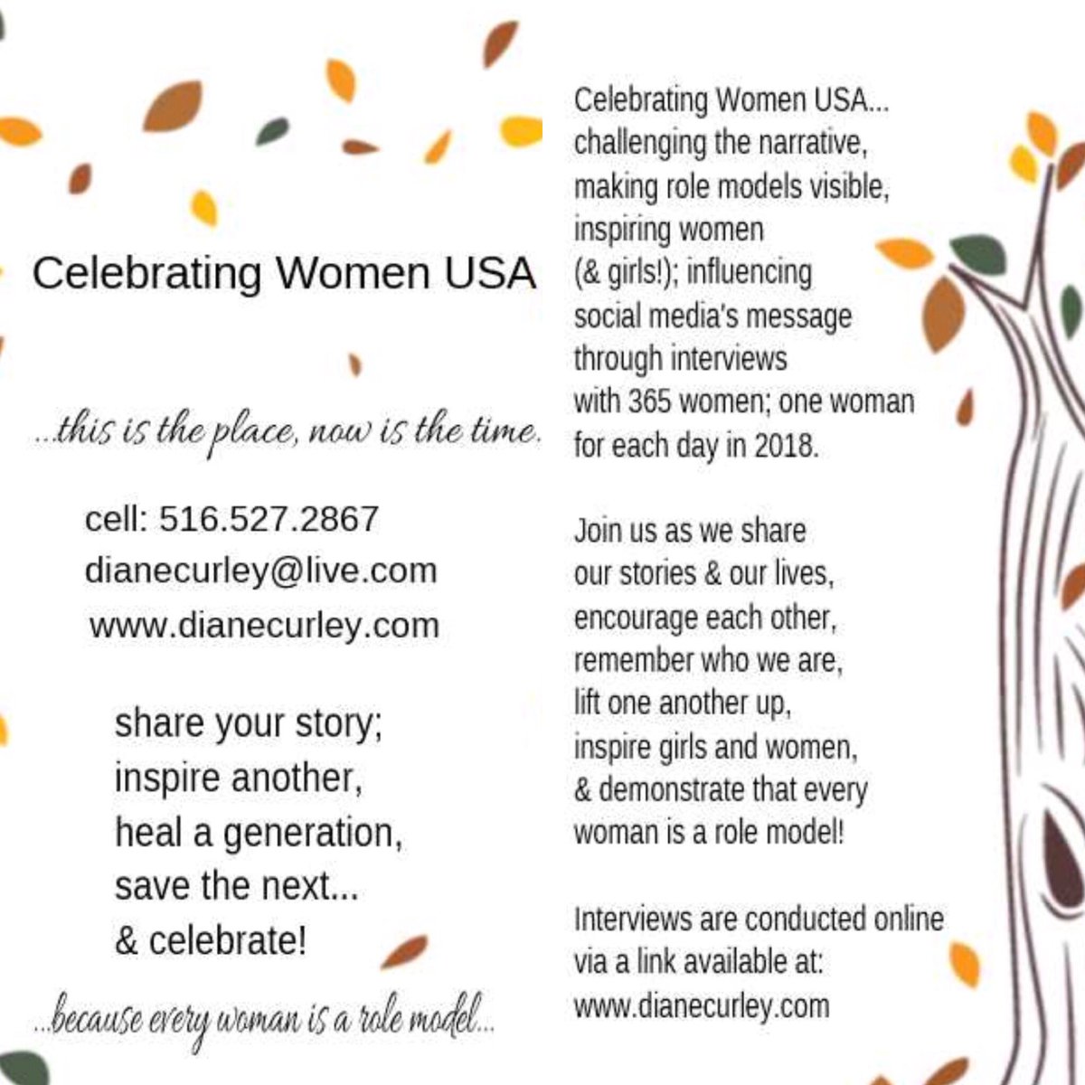 DianeCurley's tweet image. #celebratingwomen #interviewonline