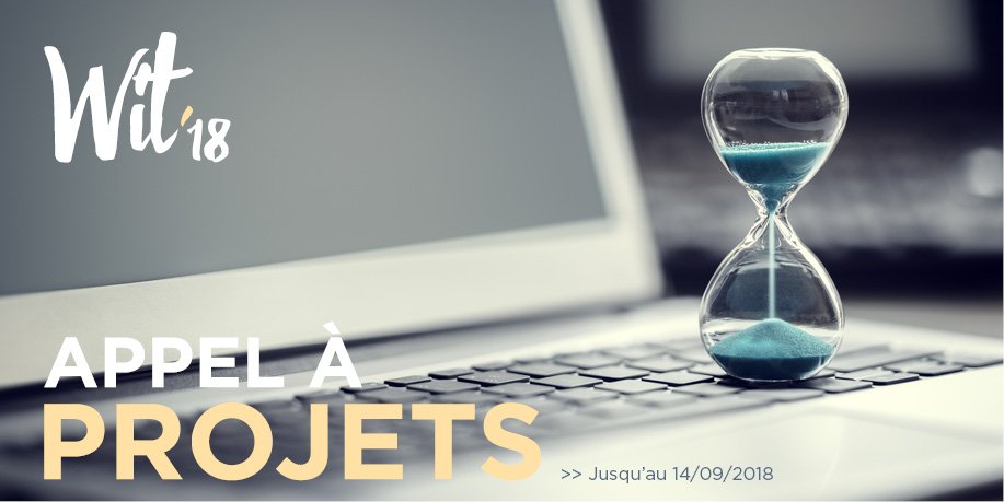 WkdTourisme's tweet photo. RAPPEL ! Vous avez jusqu’au 14 septembre pour soumettre vos idées, vos besoins, VOTRE PROJET #letempspasse #innovation #tourisme #WIT18
https://t.co/rpSGniD6c0 https://t.co/gEnAyCbP9q