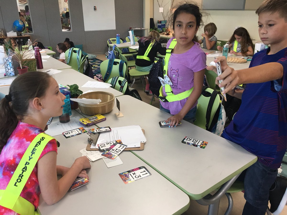 MrsQuadagnoTCS's tweet photo. Love the #MultiplicationWar and math games! #MakeMathFun @CPaulsonJohnson https://t.co/F4HWCVA9A4