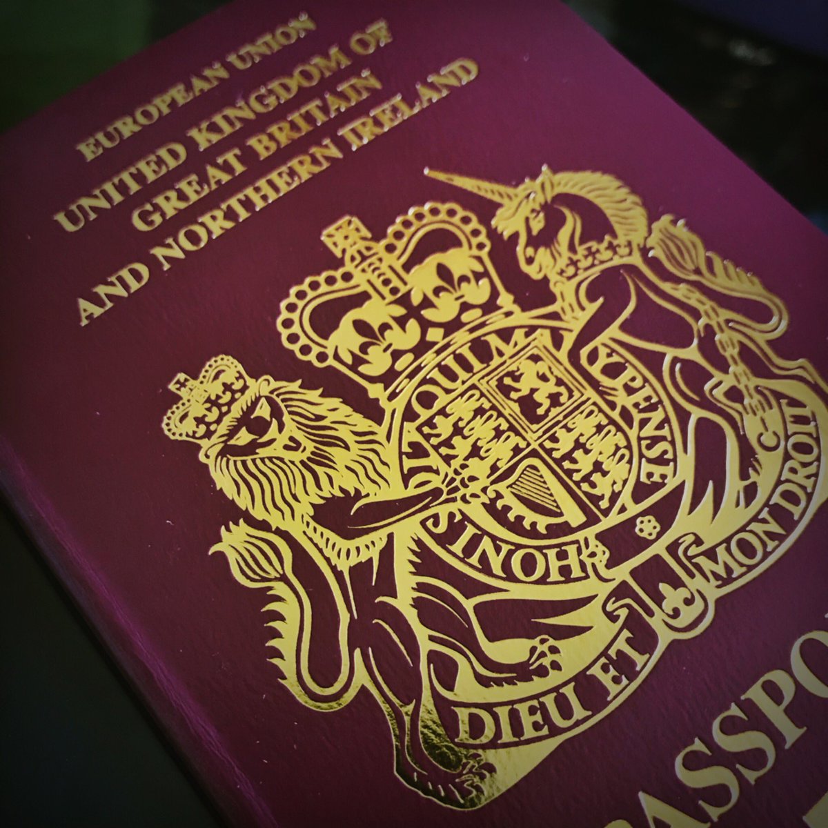 steamrunner's tweet photo. Nobody panic. It’s done. I now have a burgundy passport until 2028. F*ck you very much, Brexit. 

#phew #remain #remainer #ukpassport #eu #pheu #stopbrexit #wearescrewed #burgundyforthewin #brexit #stuffblue #toriesout https://t.co/O9IivhmX1u