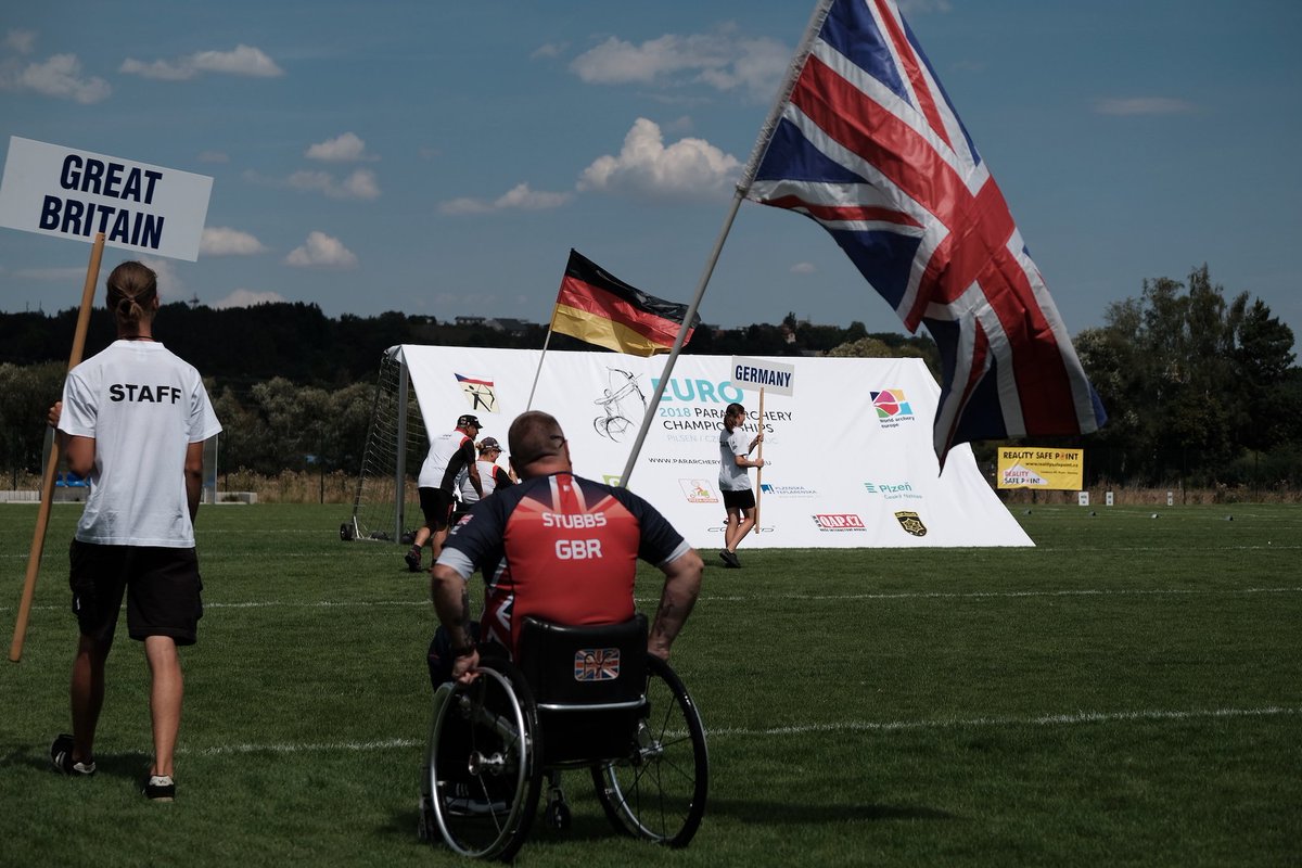 Another great day at the European Para Archery Championships 🤩 @JohnStubbsMBE, <a href="/archeryjess/">Jessica Stretton</a>, Nicholas Thomas &amp; Phillip Tranter will be shooting for Bronze with <a href="/jofrith2/">Jo Frith MBE</a>, Victoria Rumary &amp; Steve Prowse will be shooting for Gold! #TeamGB #ArcheryGB