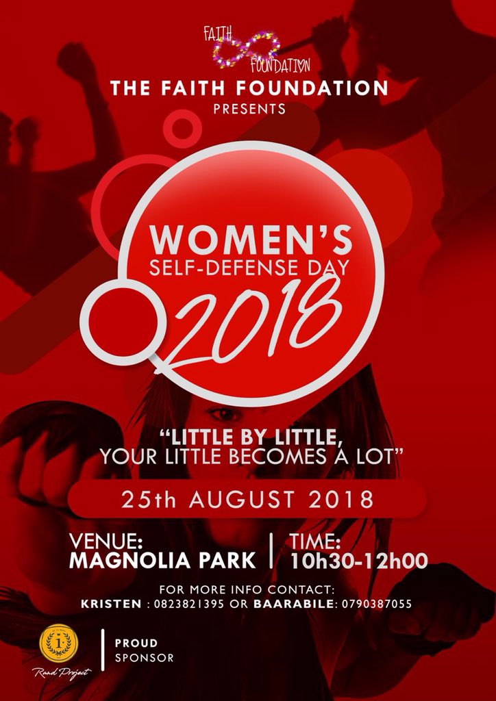 Krissytomes's tweet photo. We on the 25th August , Come join Faith Foundations Womenβs Self-Defense Day , Tell a Friend Bring a Friend πππββοΈ
#faithfoundation
#IDOITFORTHEGIRLS πΈβ¨#OneRandProject https://t.co/TuYNJ9Zw6U