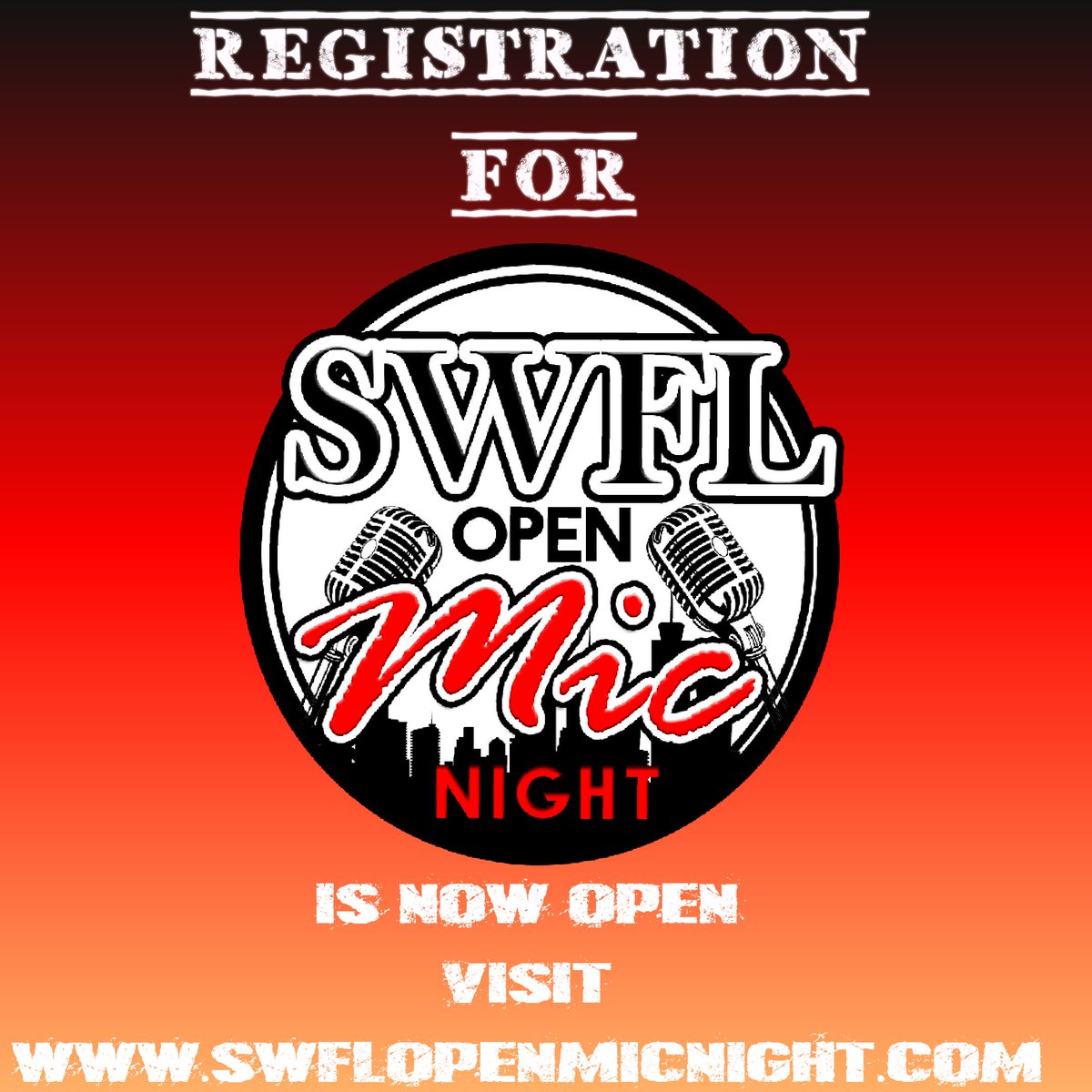 theconnectent's tweet image. #goodmorning #SWFL be sure to #follow @SWFLOpenMicNite Registration is now open for #indieartists to #perform at the August 21st #show. If you are an #artist be sure to #connect!