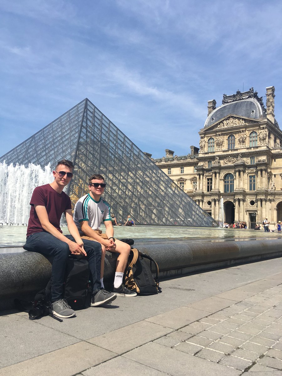 We’re filming in Paris today and tomorrow, the weathers sunny &amp; we are HAPPY 😃 #travel