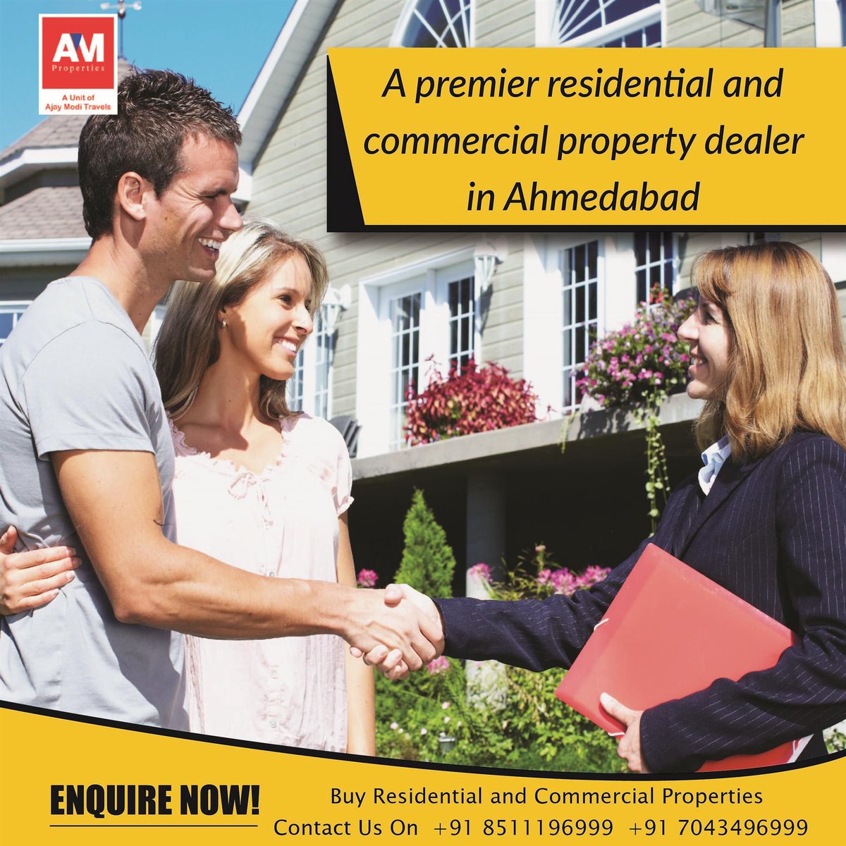 AMProperties1's tweet photo. We deal in #Buying, #selling & #renting of all kinds of #residential & #Commercial #properties in #Ahmedabad. We help you to get your dream #home.
#AMProperties #Bestdeal #Realestate #Investment https://t.co/hQiWDhkipD