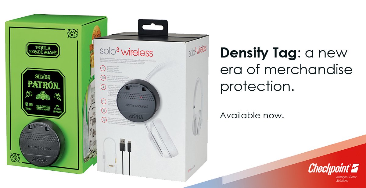 CheckptUK's tweet image. Our unique new, intelligent #retailsecurity solution, designed specifically for boxed merchandise, is now available. Density Tag senses whether merchandise is inside a box, alarming when it is removed by potential shoplifters. Learn more &amp;gt;&amp;gt; bit.ly/2BguMAB #lossprevention