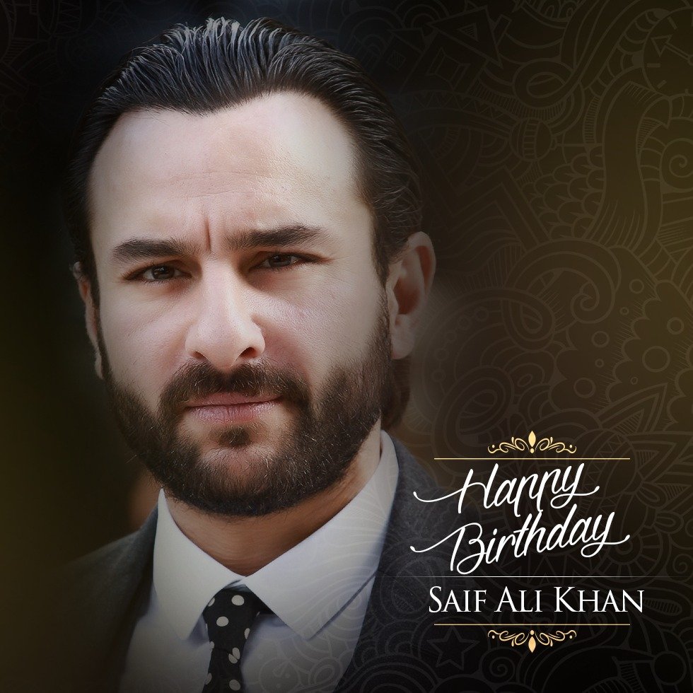 Here\s wishing a Happy Birthday to the charming, Saif Ali Khan.   