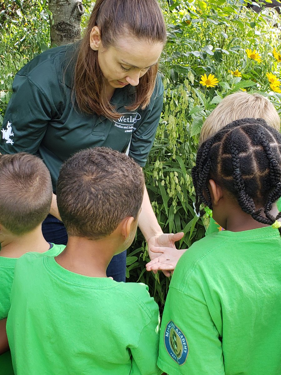 WetlandStudies's tweet photo. WSSI hosted 36 young students from Minnieland Academy’s Camp Edventure. We took a nature walk to learn about plants &amp; insects, used our ‘Enviroscape’ to look at wetlands &amp; runoff, and saw LID/LEED practices in use on our office grounds.  @Minnieland_VA #enviroscape #campedventure https://t.co/ZW8fbpqCyf