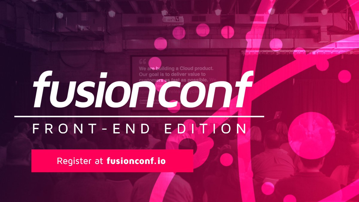 fusionconf's tweet image. Bring your whole team, and dive into the #FrontEnd discussion with us! Tickets: bit.ly/FusionConfFron… #NCTech #dev #html