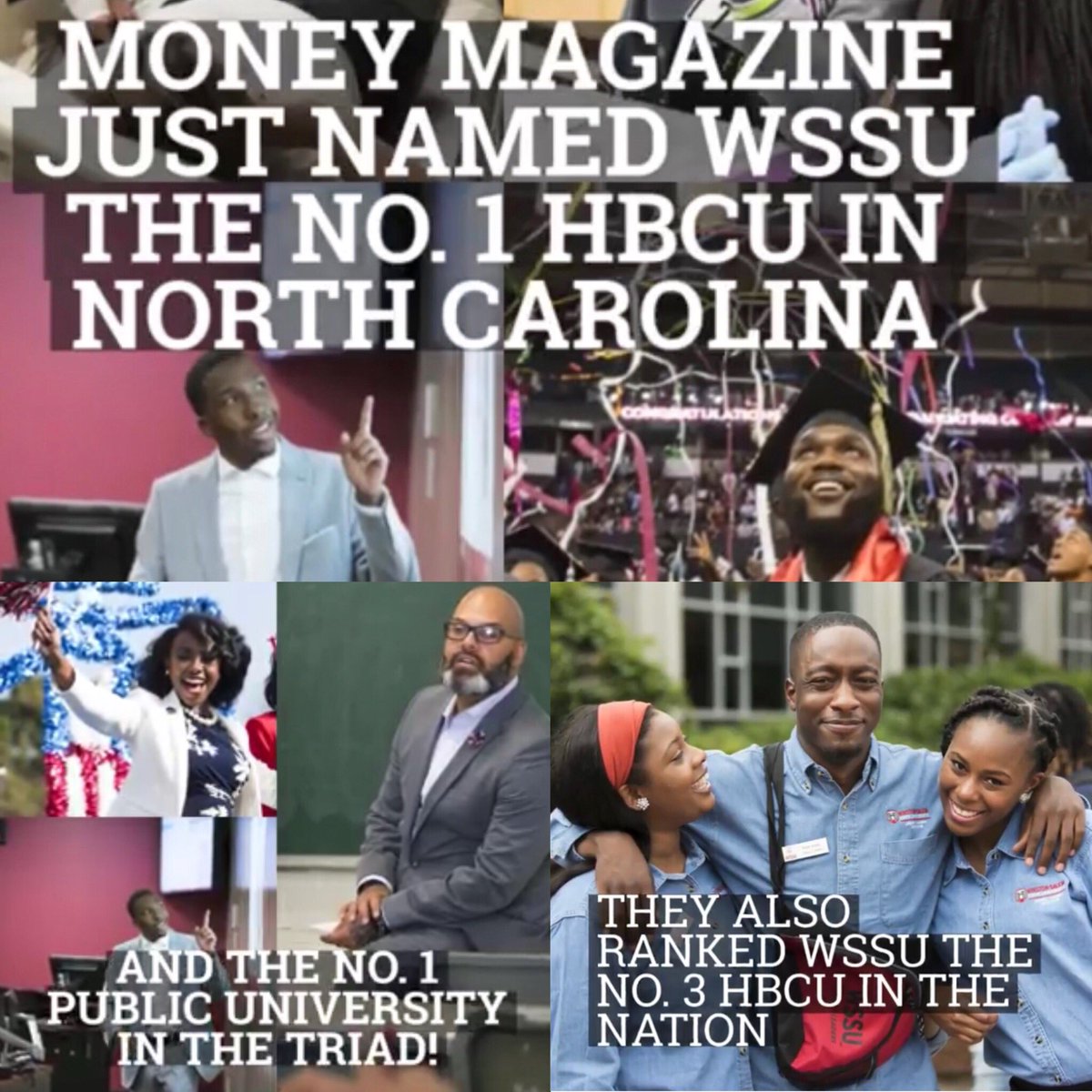 #WSSU We are feeling so proud of our #MoneyMagazine national rankings this morning. #Rampride #HBCUs #HBCUdigest #CIAA #WSSU22 #Wssu21 #WSSU20 #WSSU19