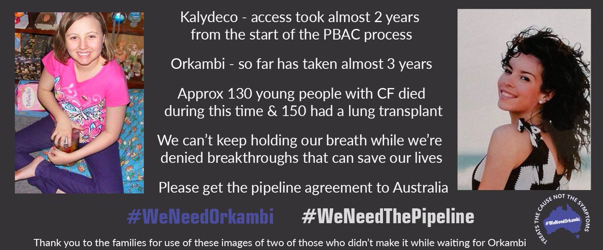 WeNeedOrkambi (@orkambiaus) on Twitter photo 130 young people have died during the Kalydeco & Orkambi negotiations. @GregHuntMP <a href="/TurnbullMalcolm/">Malcolm Turnbull</a> we can't hold our breath forever - our lives depend on fast access to Orkambi & the pipeline of meds #WeNeedOrkambi #WeNeedThePipeline 130 young people have died during the Kalydeco & Orkambi negotiations. @GregHuntMP <a href="/TurnbullMalcolm/">Malcolm Turnbull</a> we can't hold our breath forever - our lives depend on fast access to Orkambi & the pipeline of meds #WeNeedOrkambi #WeNeedThePipeline