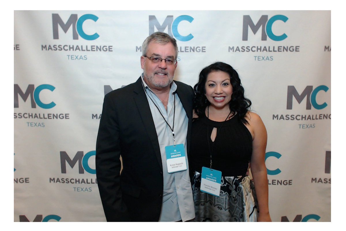 Sellerant's tweet photo. Kenan Rappuchi and Victoria Moreno representing @Sellerant at the @MassChallengeTX awards. Proud to support and #accelerate #entrepreneurs and their companies through our involvement in @MassChallenge . https://t.co/dbbPg9fXVg