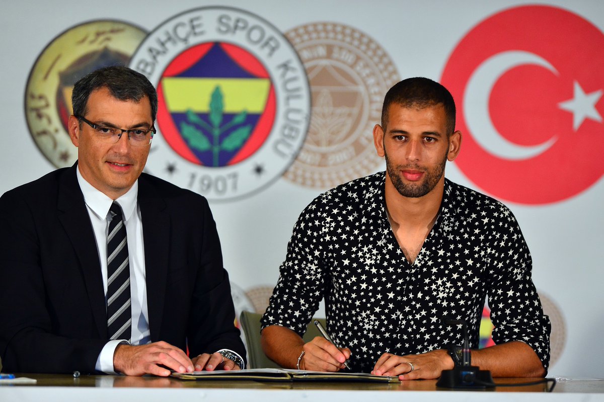 Fenerbahce_EN's tweet photo. 📢 Our Club reached an agreement with one of the Premiere League teams Leicester City for loaning @slimaniislam and signed a 1-year contract.📝 https://t.co/zEn8mGIFa4