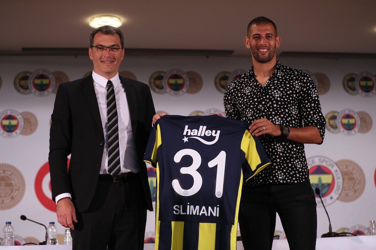 Fenerbahce_EN's tweet photo. 📢 Our Club reached an agreement with one of the Premiere League teams Leicester City for loaning @slimaniislam and signed a 1-year contract.📝 https://t.co/zEn8mGIFa4