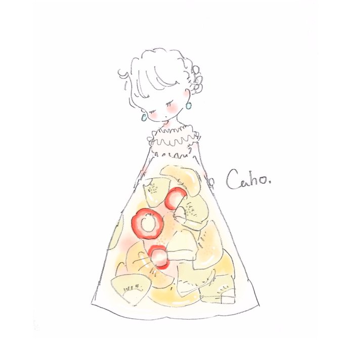 女の子 ディズニー 女の子 Caho イラスト