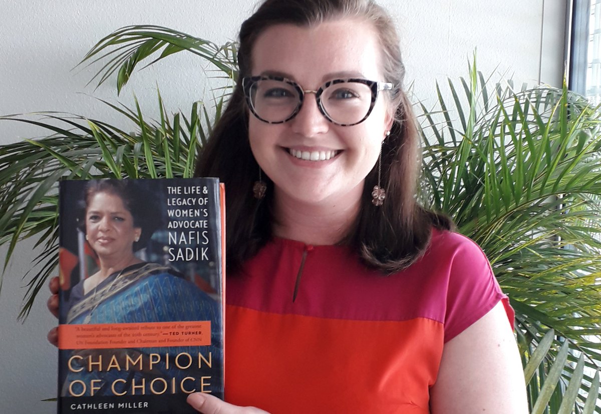 This week, Communications Officer @kelceyclara recommends 'Champion of Choice', a biography of former @UNFPA Director Dr. Nafis Sadik by @CMillerWrite, for our #SummerBookClub. Read her review here: kofiannan.ch/2MMSgP4