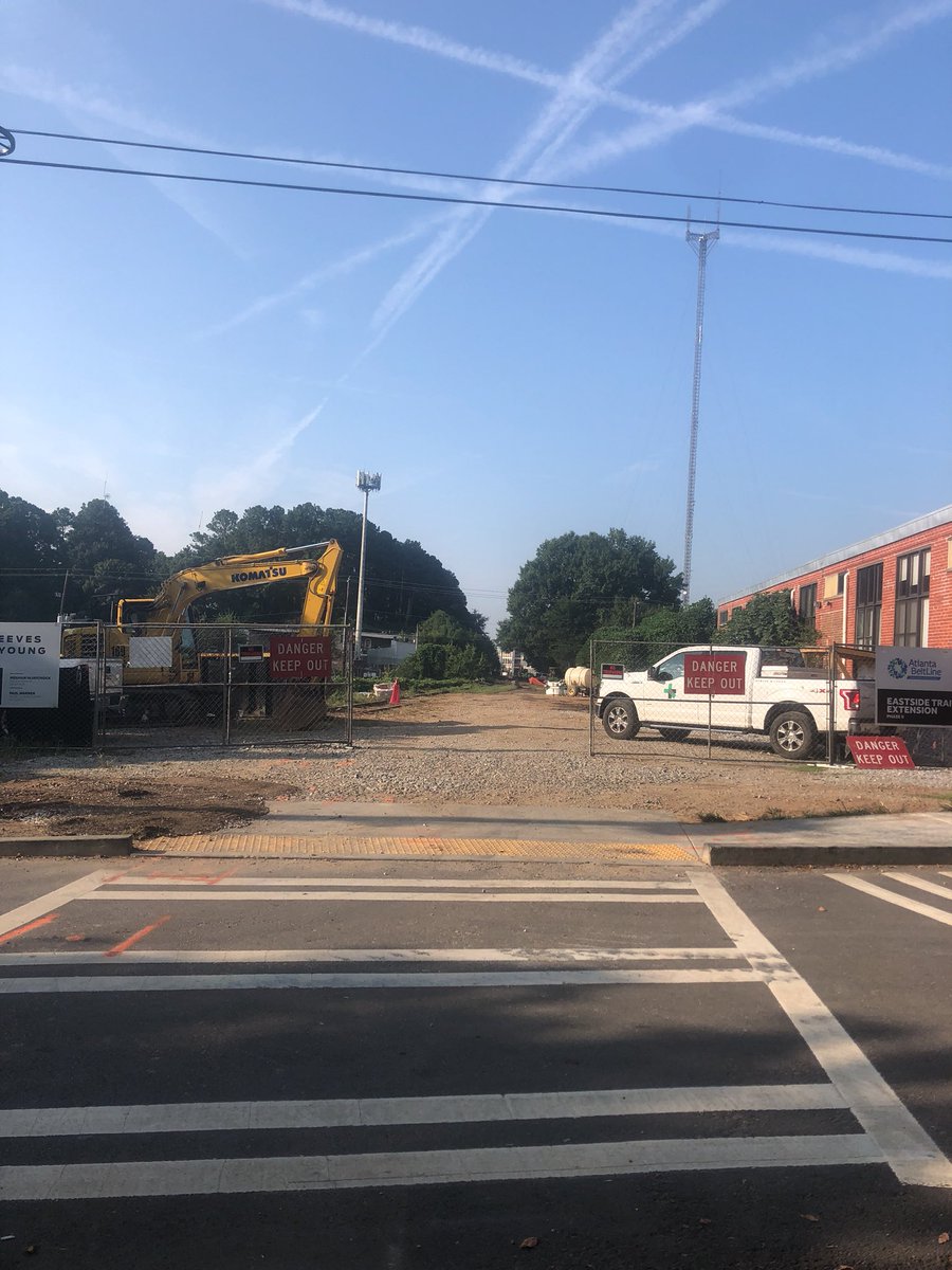 NicoleDLevine's tweet photo. Making progress on the @AtlantaBeltLine trail! #atlanta #beltline #progess #intownatlanta #reynoldstown #realestate https://t.co/CA45j51Cqo