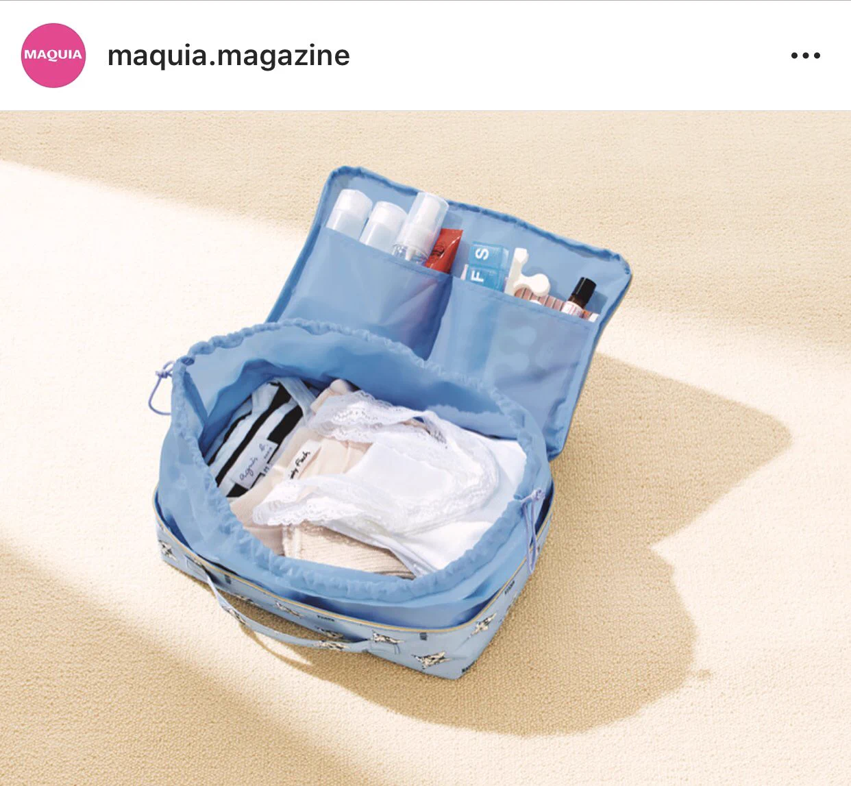 MAQUIAの付録が可愛くて使えそうだと話題！ジムにベビー用品に色々使えます！