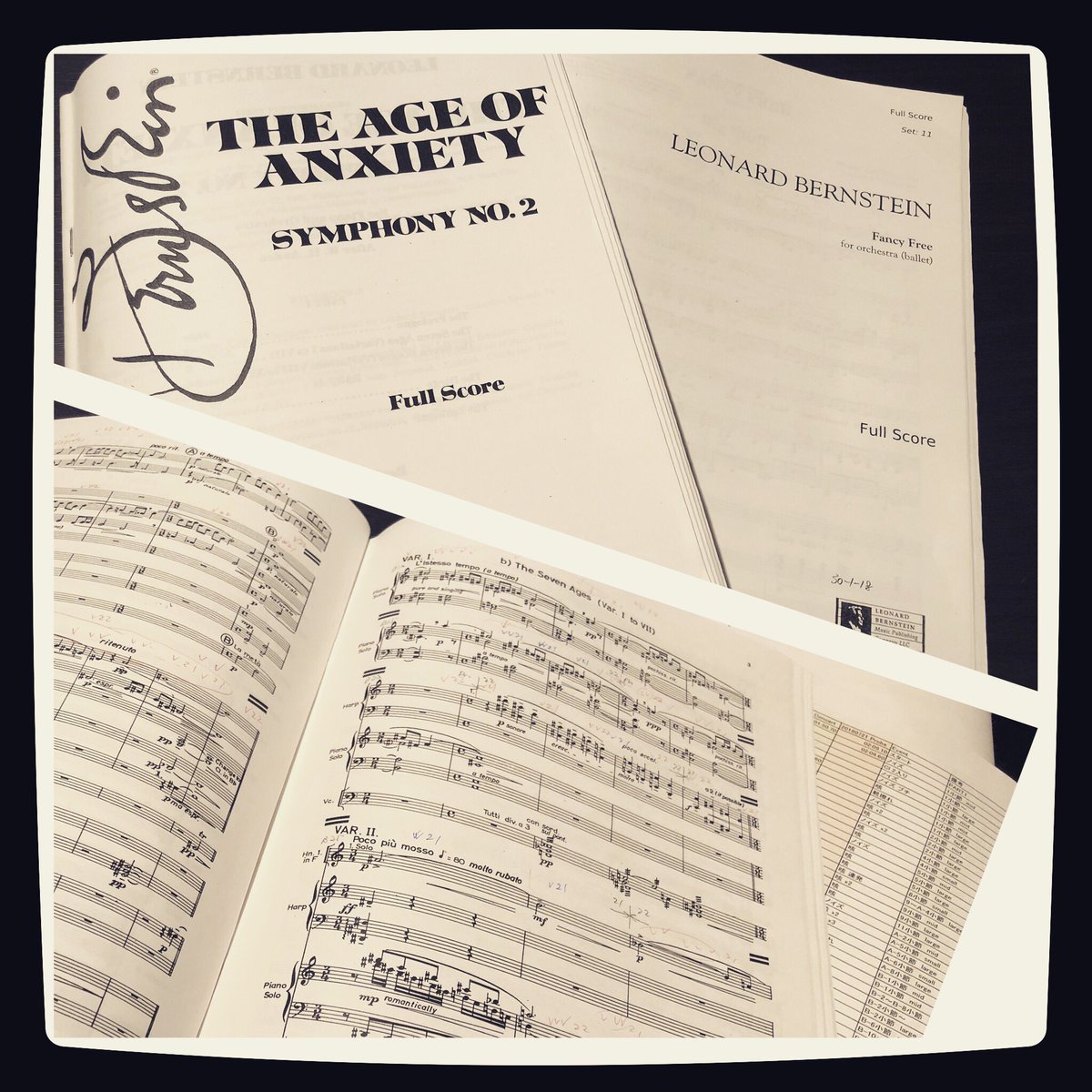 winnie_aibara's tweet photo. 生誕100周年のバーンスタイン、難解な曲が多いけど、難なくサラッと演奏するアンドリュー タイソンってピアニストは、本当に素晴らしい。
感動しながら仕事出来るって最高!
#PMF2018 #PMFオーケストラ #バーンスタイン https://t.co/I9JUMBlfRt