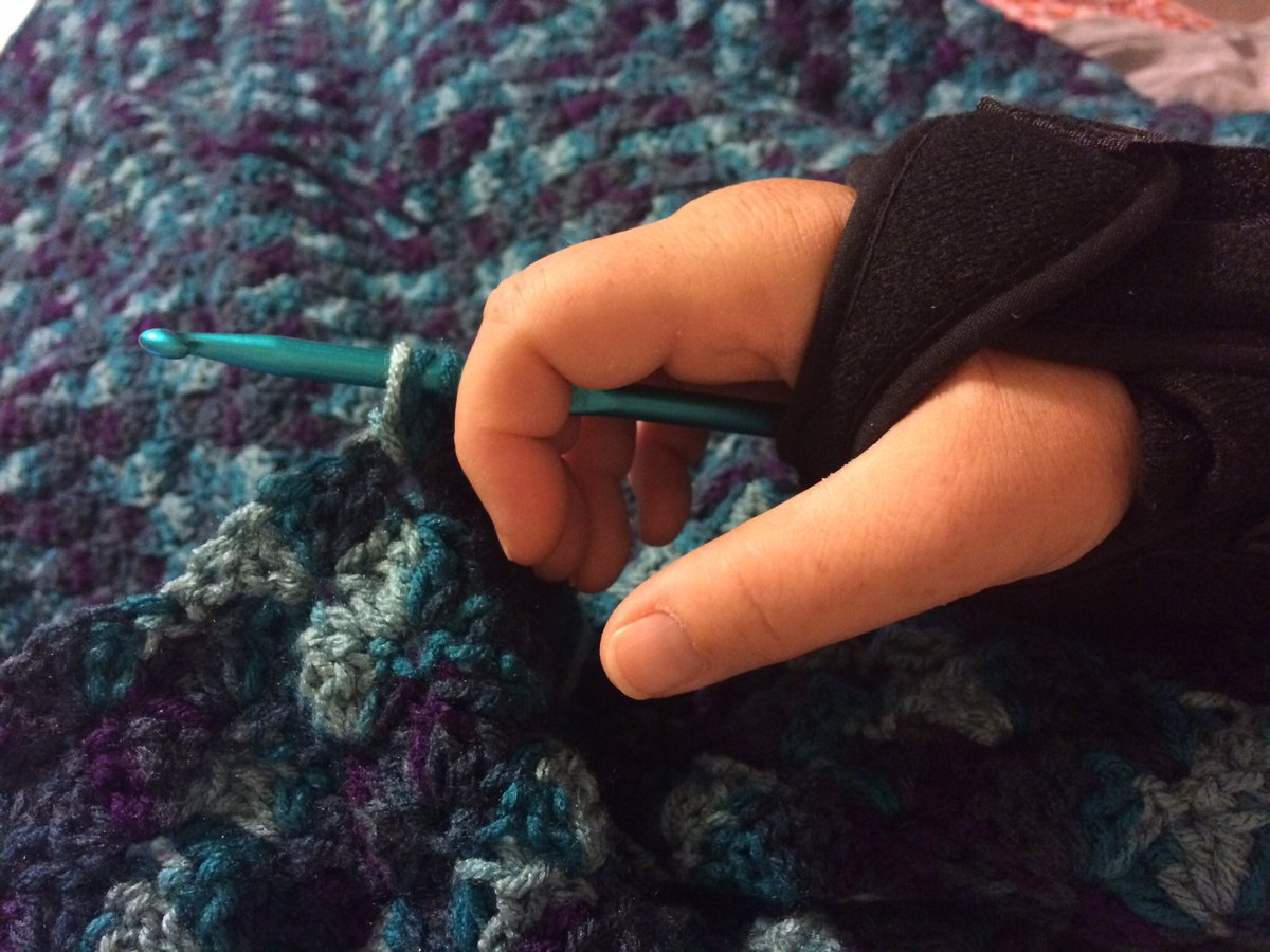 PawMomOfficial's tweet photo. @MeridaLane @charsfavorite I figured out how to crochet after having surgery to repair my broken arm! #crochetaddict #wheretheresawilltheresaway https://t.co/cJBeXz5zIV