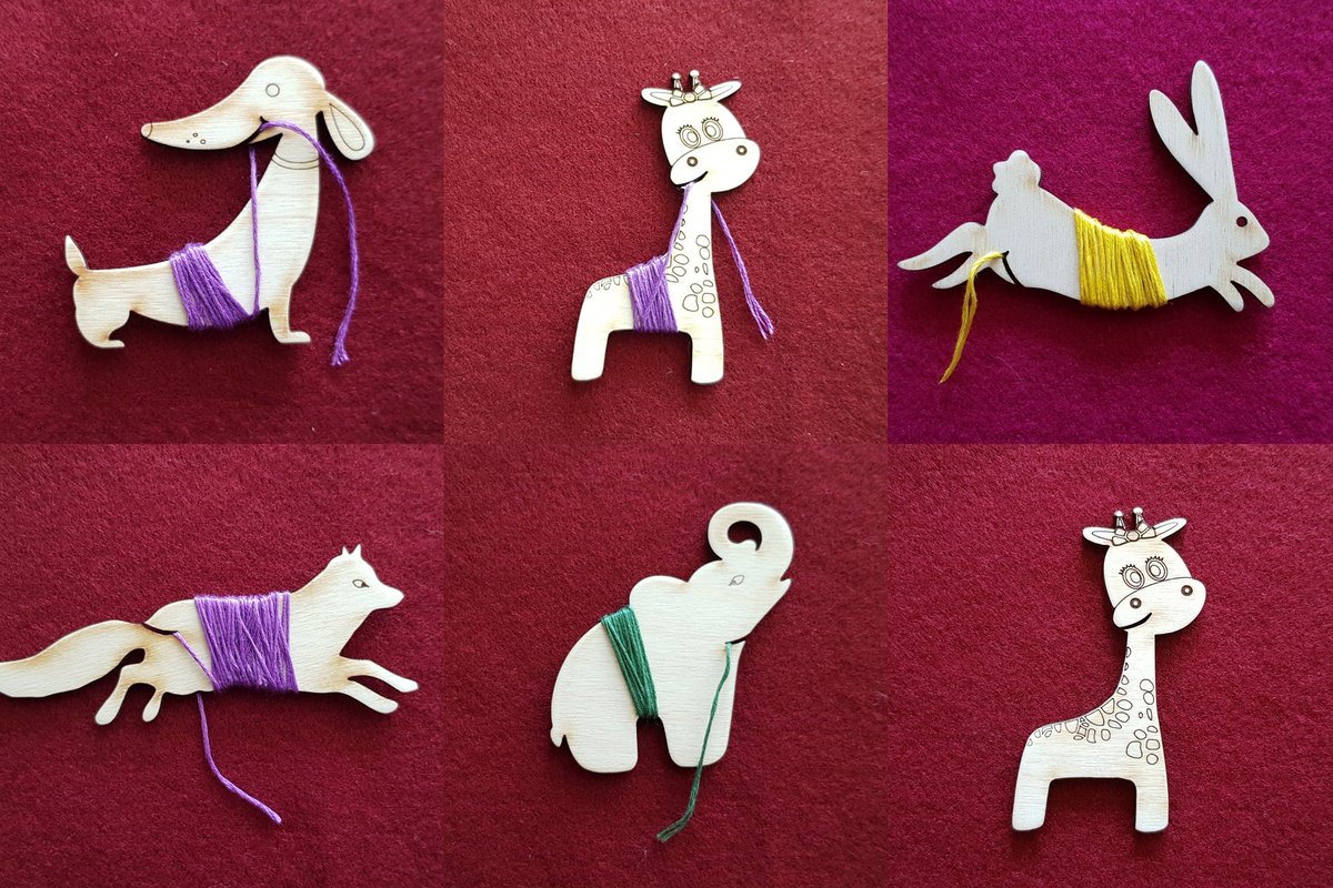 etsy.com/uk/listing/622… #handembroidery #embroidery #floss #embroiderythread #Thread #Dog #bobbin #craft #nuMONDAY
