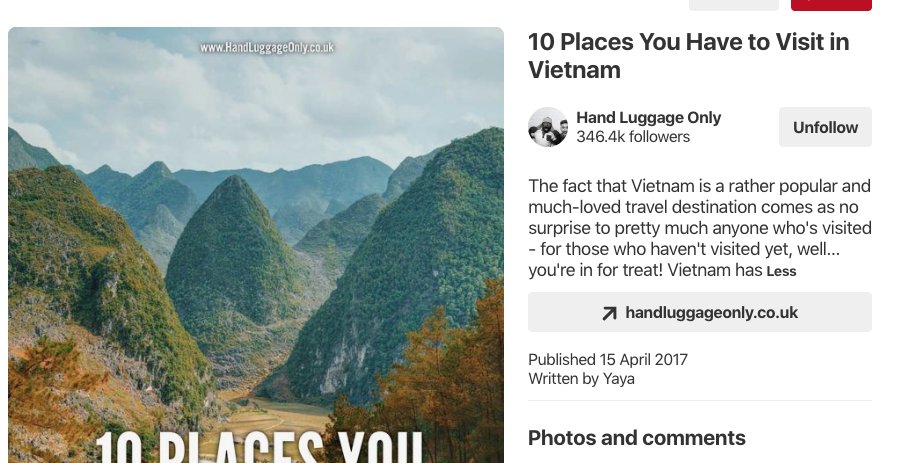 VickyFlipFlop's tweet image. Can you help me with #Pinterest? Why do my descriptions look like this (A) with another post headline there not even related, while @HLOBlog (B) have an excerpt from their post? It happens on nearly all my Pins. What am I doing wrong? @pinterestUK @Pinterest #PinterestHelp
