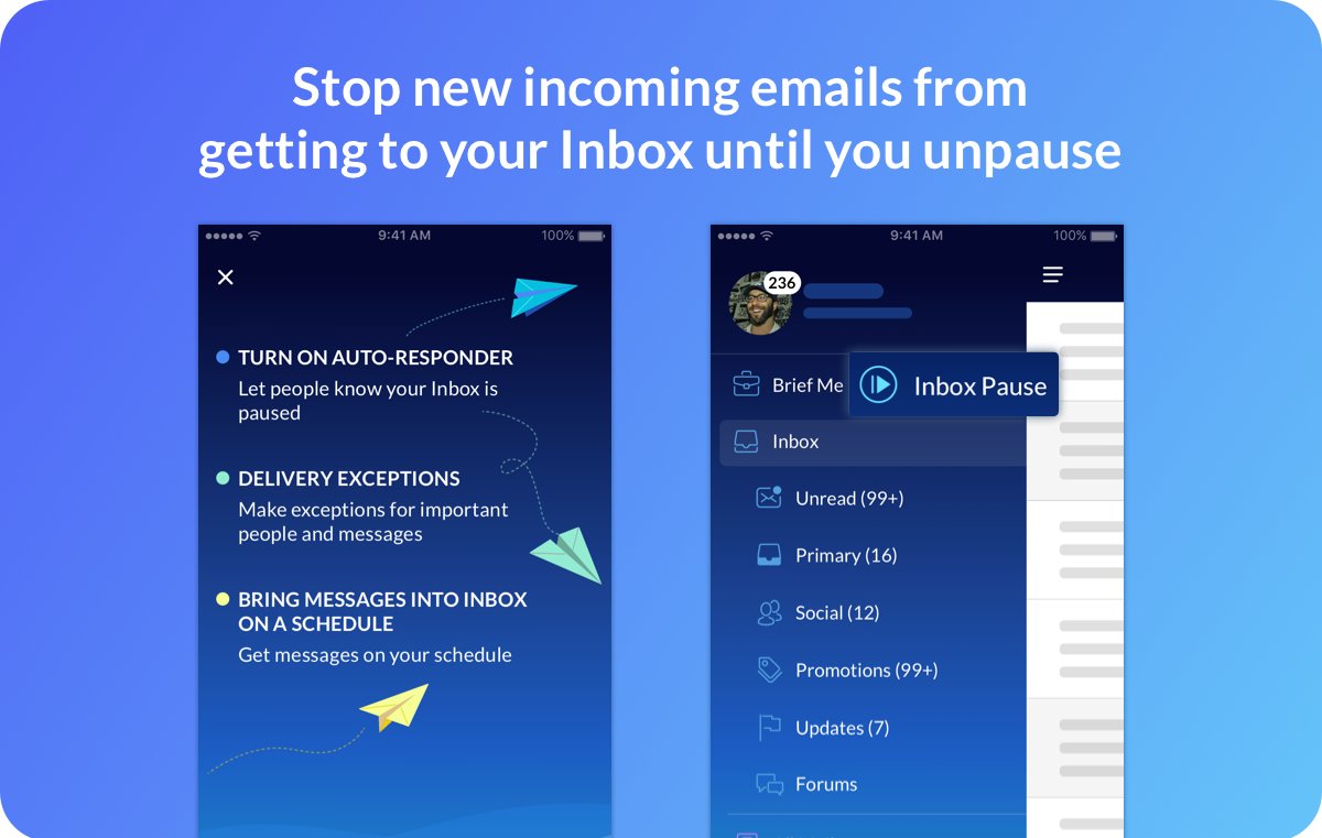 Boomerang on Twitter: "We're excited to announce that Inbox Pause and