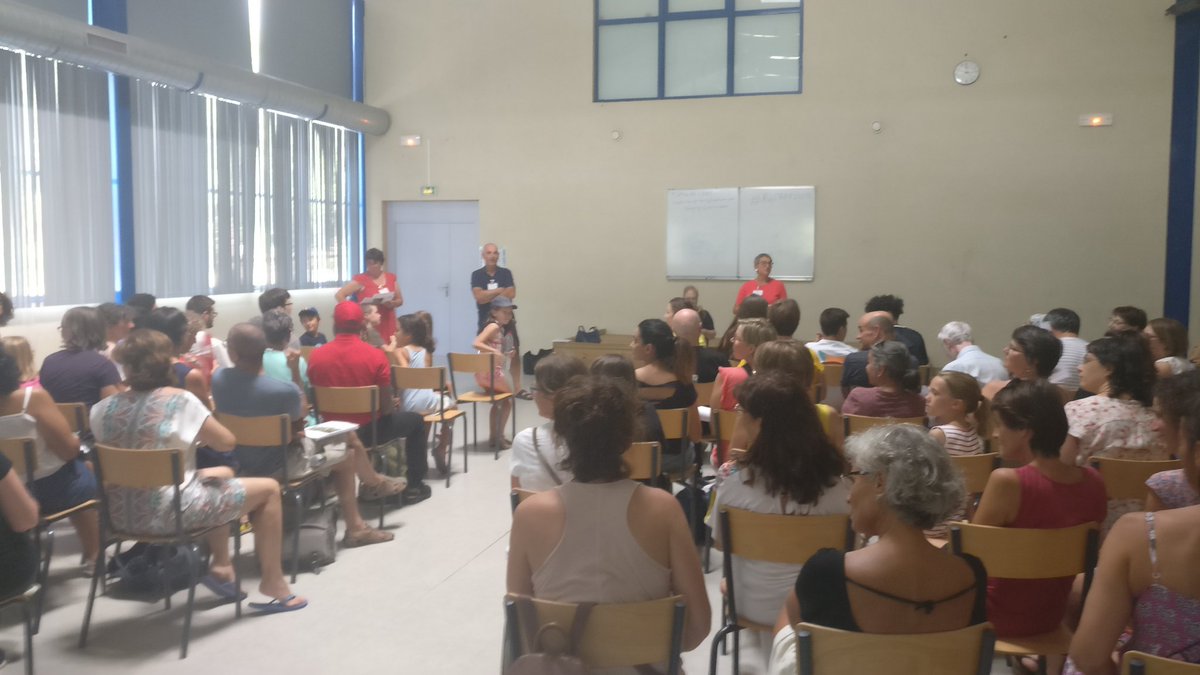 AudreyChapelain's tweet photo. Début des rencontres #recrap2018! https://t.co/Bz1sTsa1IH