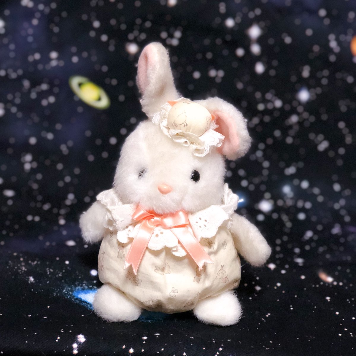 たけのこ 社のぷちぶらんで〜とシリーズのうさぎさん。 ぽっけちゃん