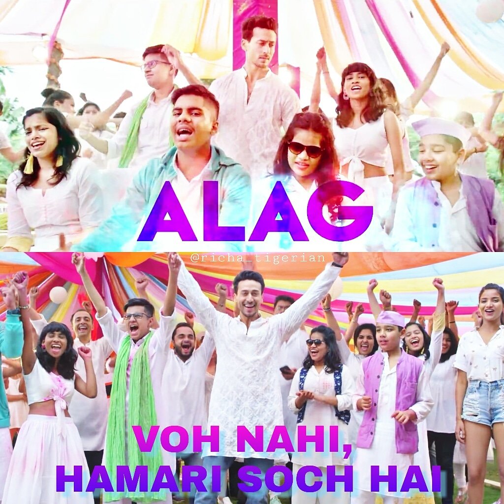 richa_tigerian's tweet photo. Hamari Soch Badaldi (changed our thoughts) !! ๐๐๐๐๐#DimaagKeTaaleTodNa is AMAZING! #TigerShroff #6PackBand2 #mikasingh #tigerianedit #richatigerian @iTIGERSHROFF We Love You ๐ https://t.co/b7jSGzWe2j