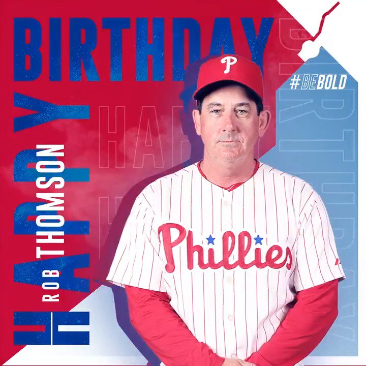 Philadelphia Phillies on X: Happy birthday to our bench coach