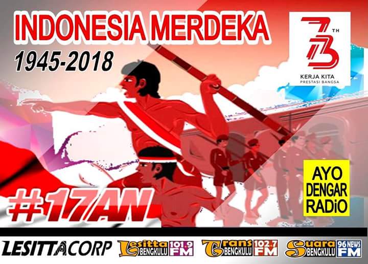 Dirgahayu Republik Indonesia ke 73

MERDEKA 
#73TahunIndonesia