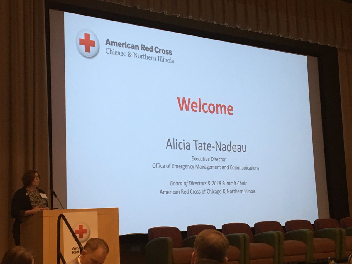 Thank you <a href="/ChicagoOEMC/">Chicago OEMC</a> executive director Alicia Tate-Nadeau for being the chair at this year’s summit #disastersummit