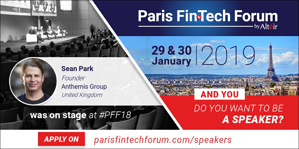 ParisFinForum's tweet image. @parkparadigm Founder @anthemis was on stage at #PFF18. And you, do you want to be a speaker at Paris #Fintech Forum 2019? TIME TO APPLY to be on stage at #PFF19 on parisfintechforum.com/speakers cc @thefintech50 @InnFin @bhive_eu