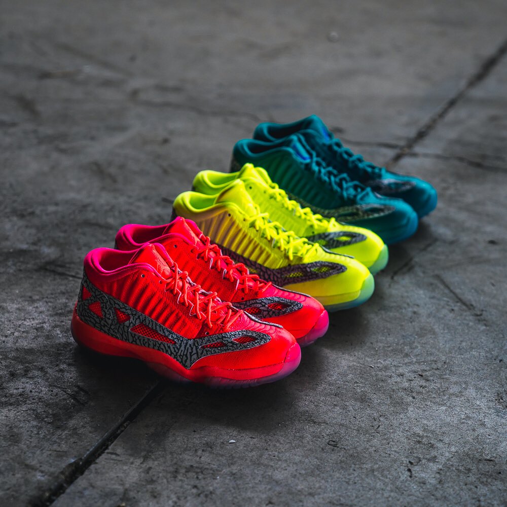 jordan 11 ie highlighter pack