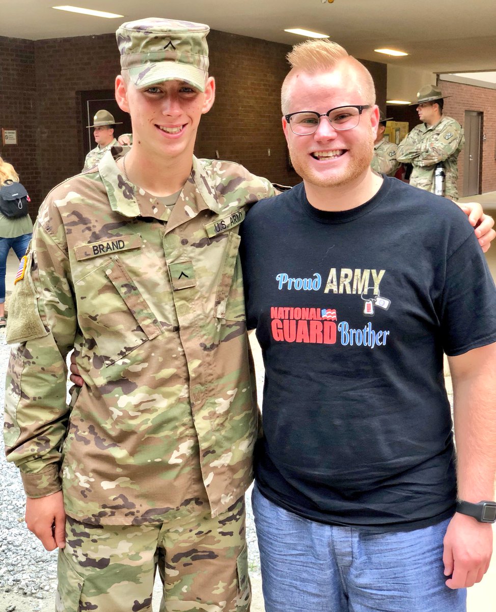 csteven_brand's tweet photo. Beyond proud of this kid! Time for family day at @fort_benning_mcoe ! #ARMYbrother #HOOAH #ARMYSTRONG https://t.co/ZqGRxYVnU6